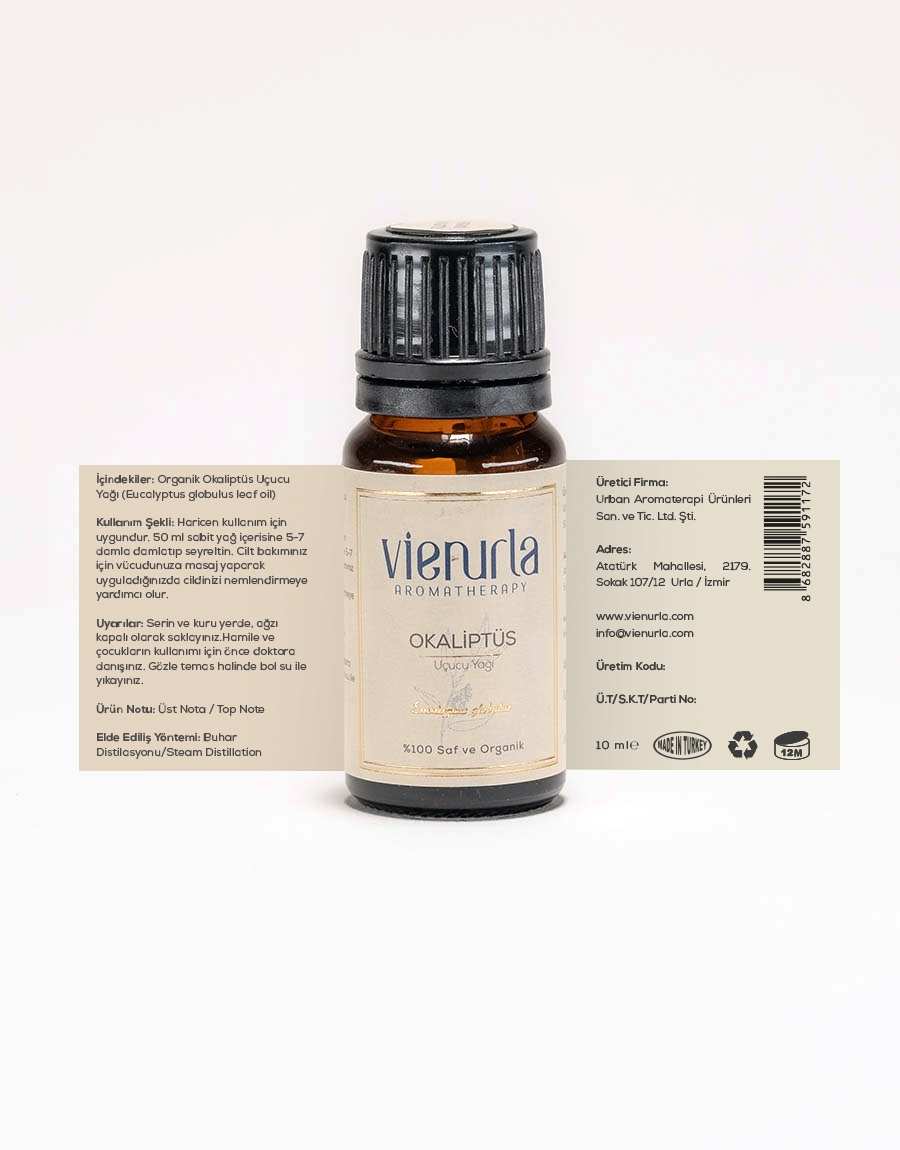 Organik Okaliptüs Uçucu Yağı